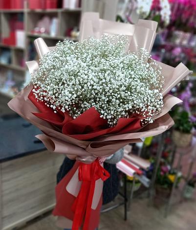 Букет цветов из: Гипсофила в Нижнем Одесе