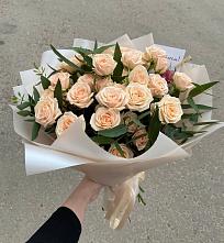 Букет Кремовые розы Латте в Нижнем Одесе