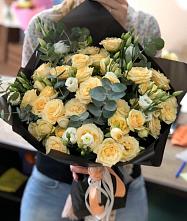 Букет цветов из:  Розы и Лизиантусы #REPLACE_PRED# Нижнем Одесе